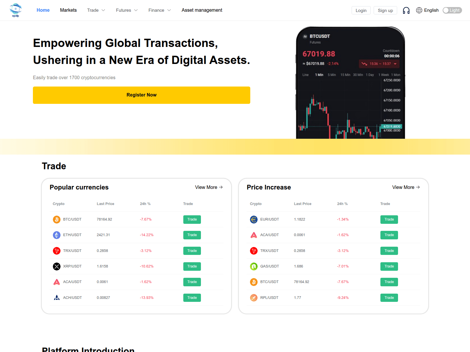 Screenshot of opalp.com/home