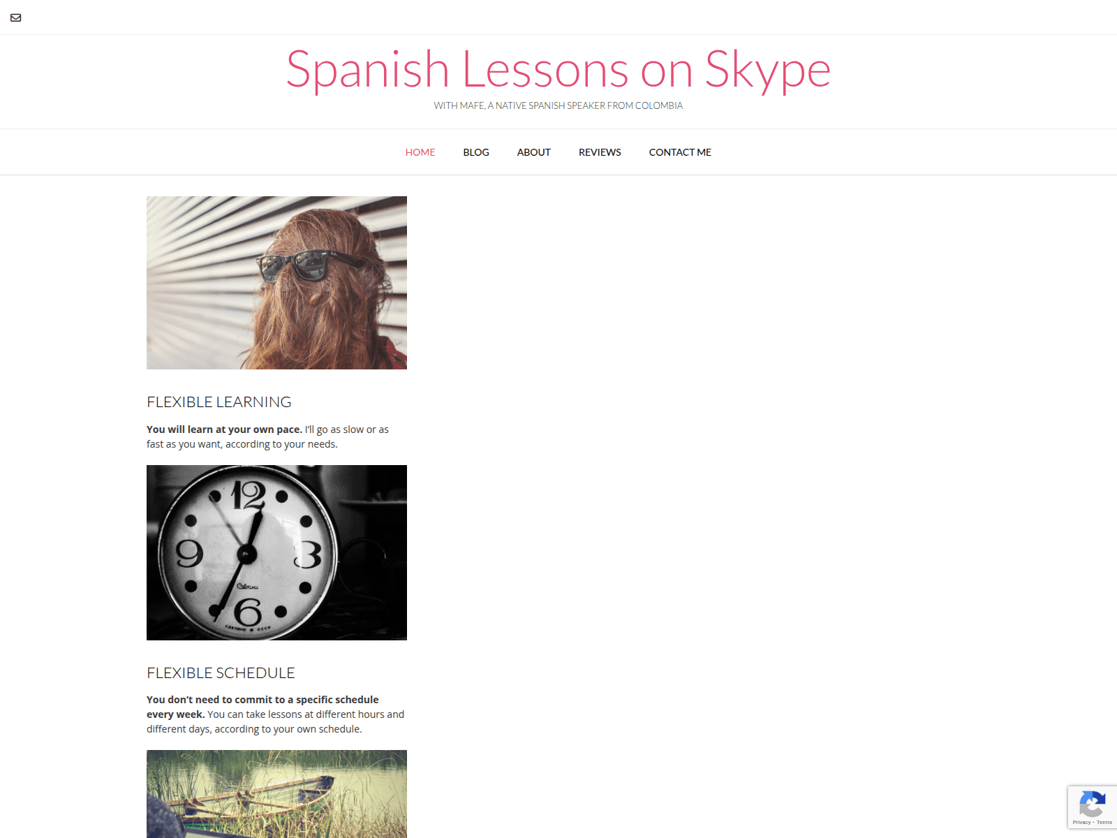 Screenshot of mafeteachesyouspanish.com