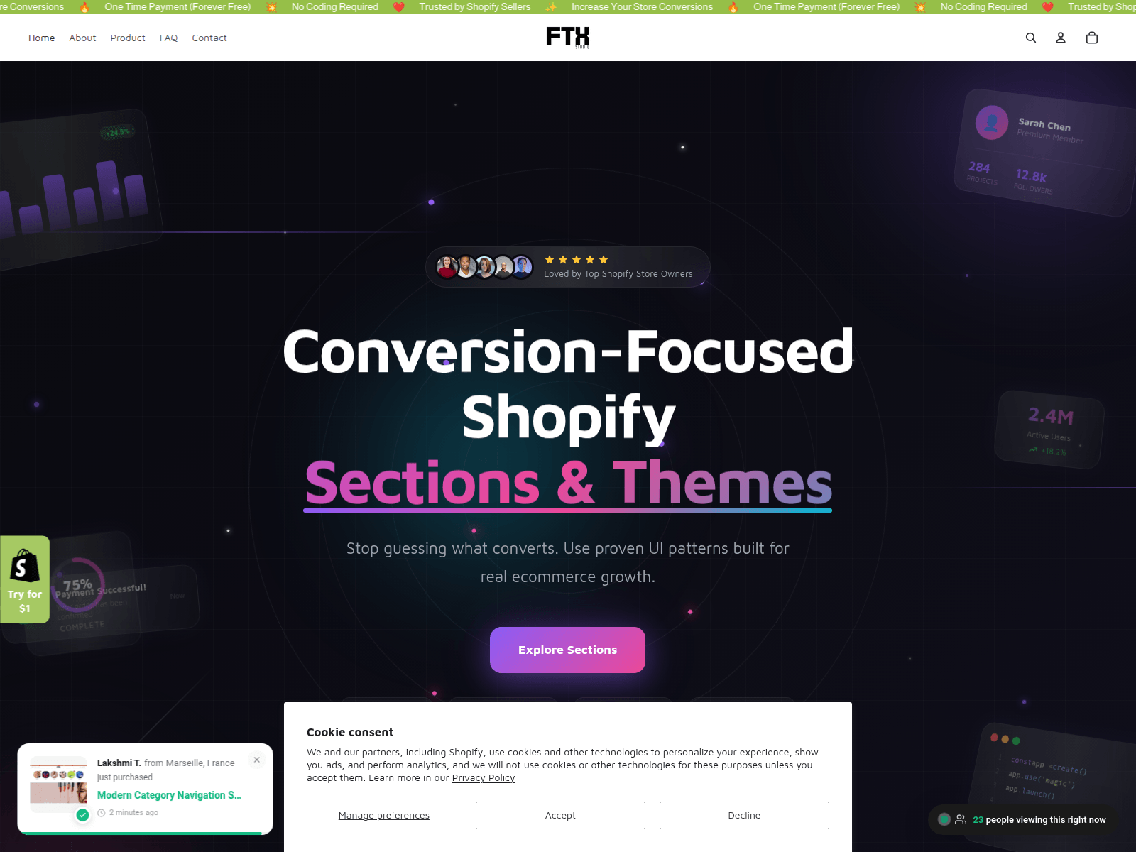 Screenshot of ftxstudio.store