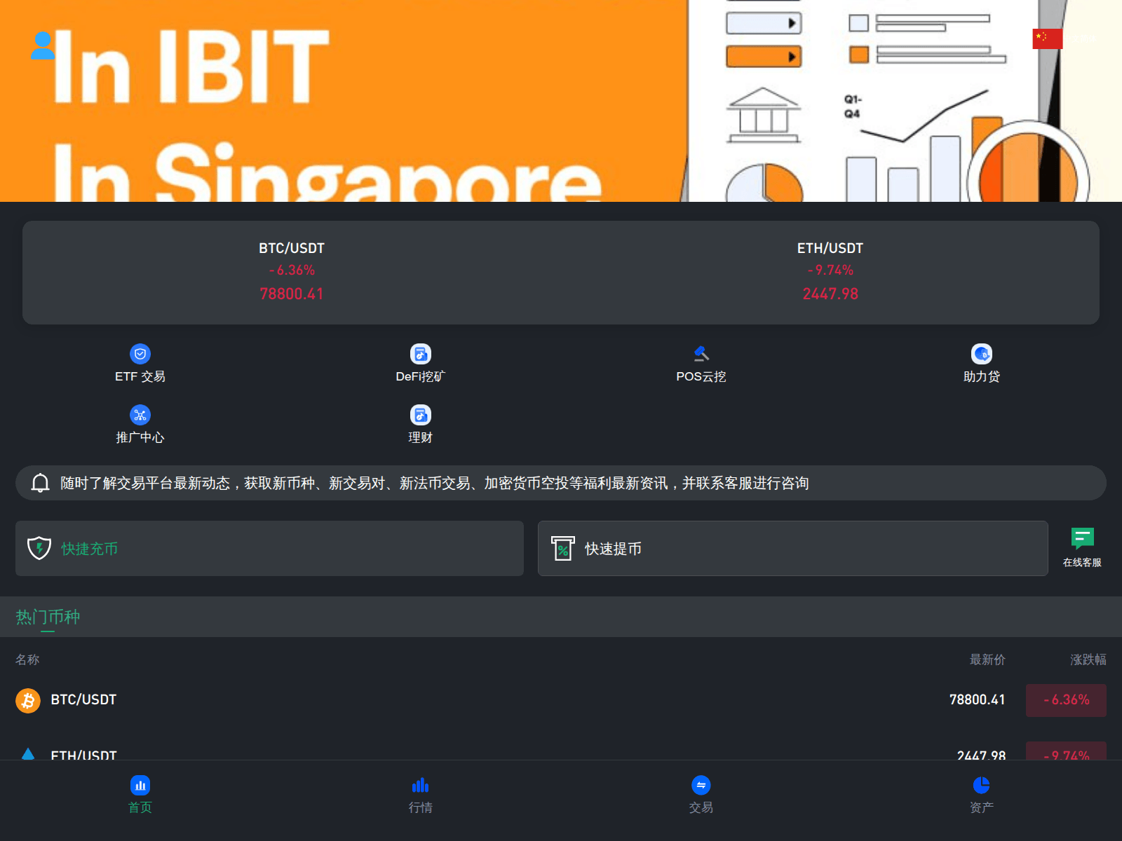 Screenshot of ibitcoindf.top
