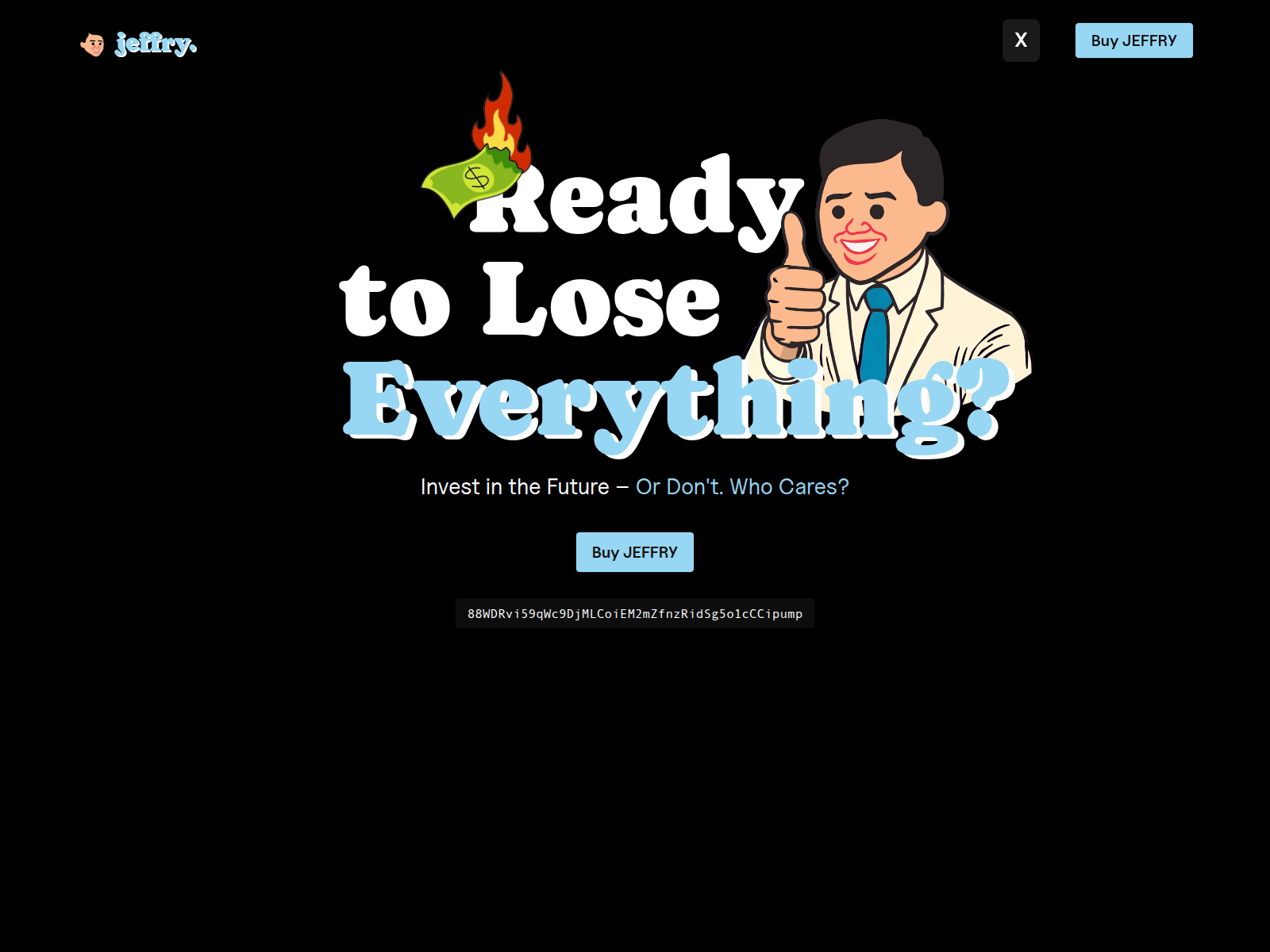 Screenshot of jeffrycoin.vip