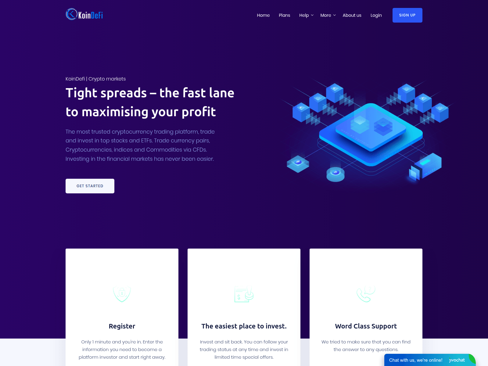 Screenshot of koindefi.org