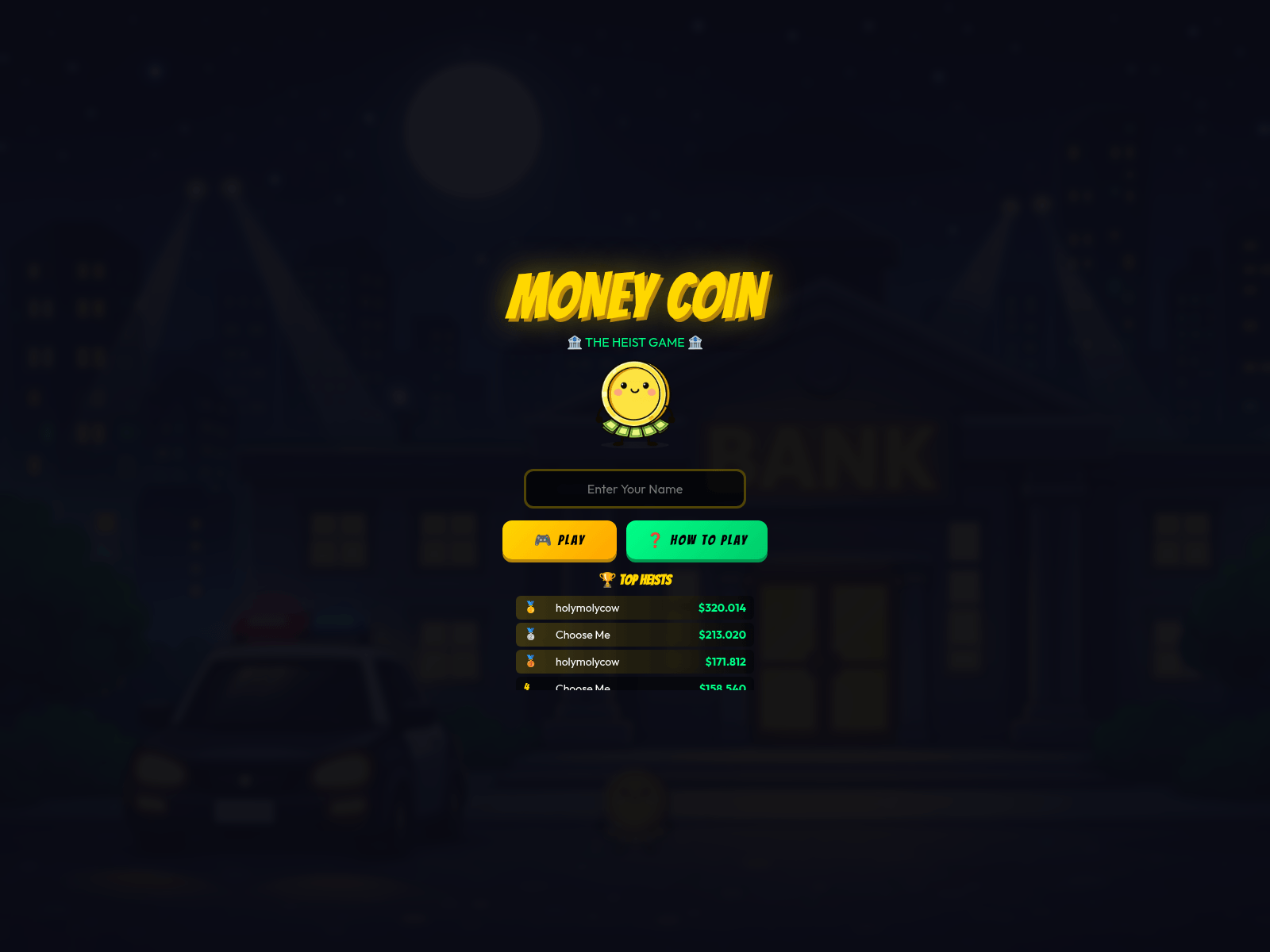 Screenshot of moneycoingame.xyz