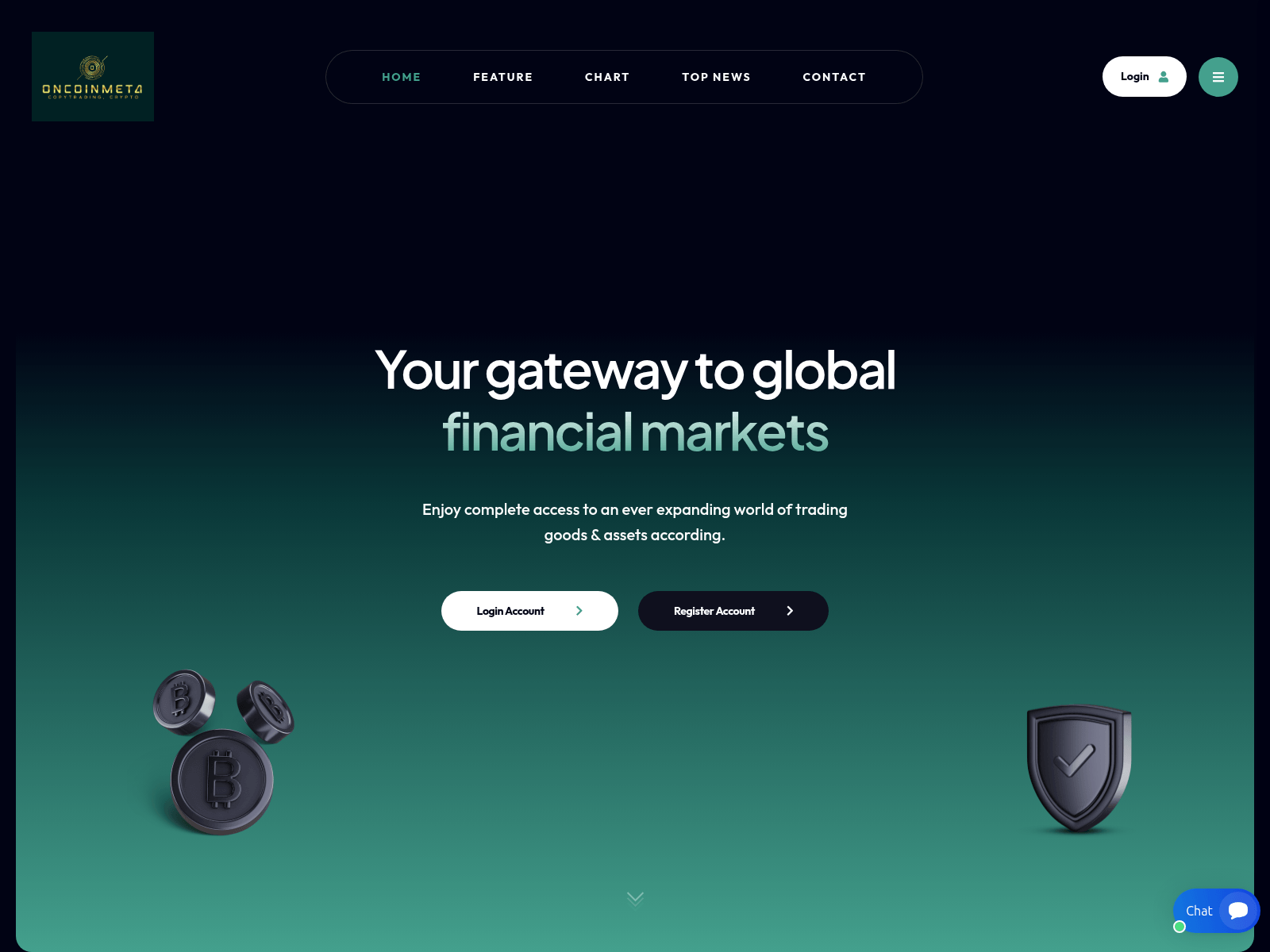 Screenshot of oncoinmeta.live