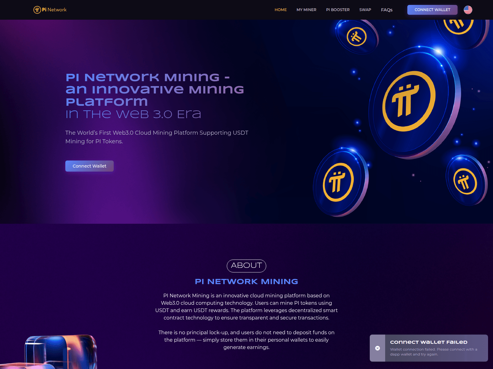 Screenshot of pii-mining.com