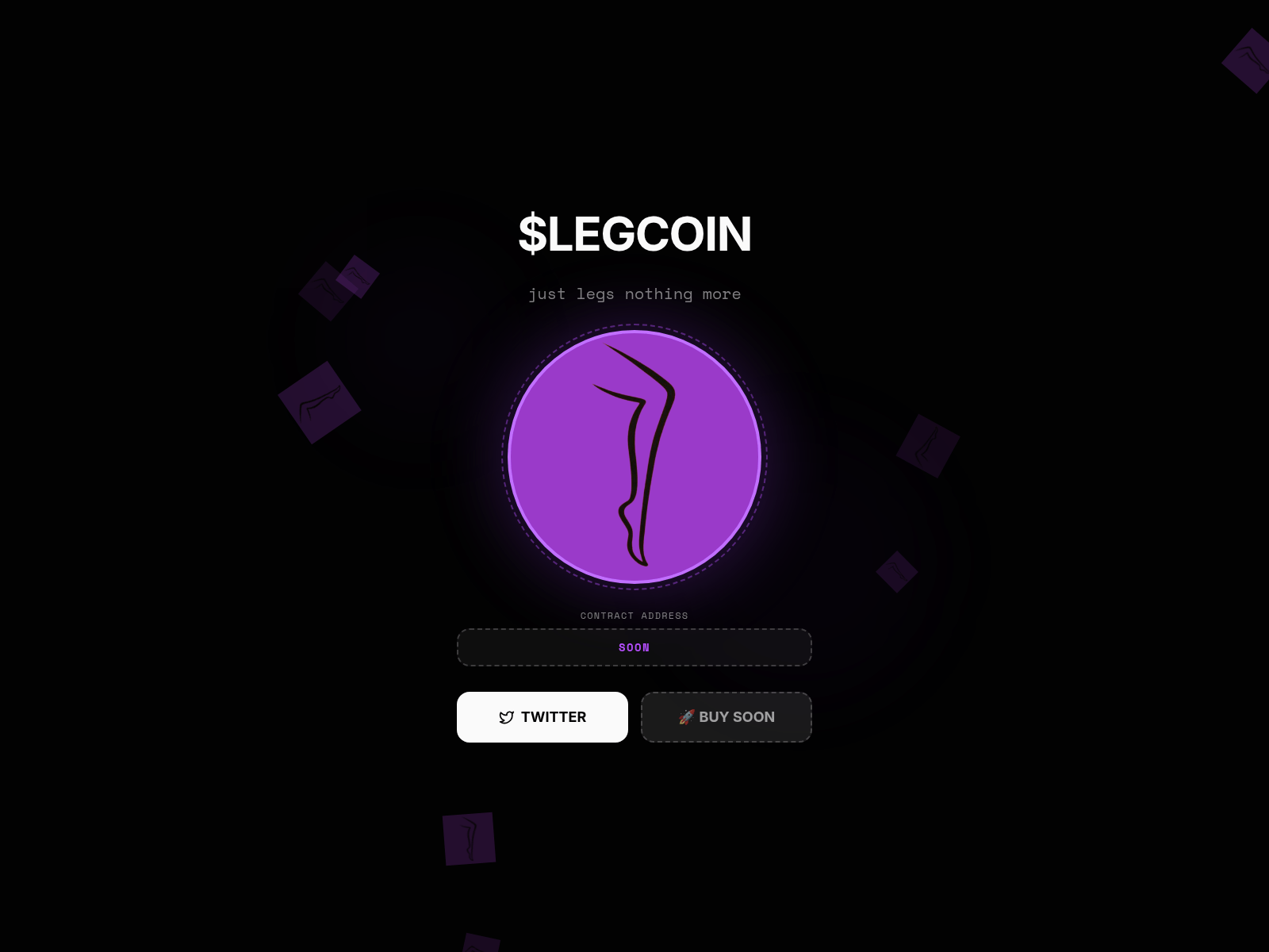 Screenshot of www.legcoin.fun