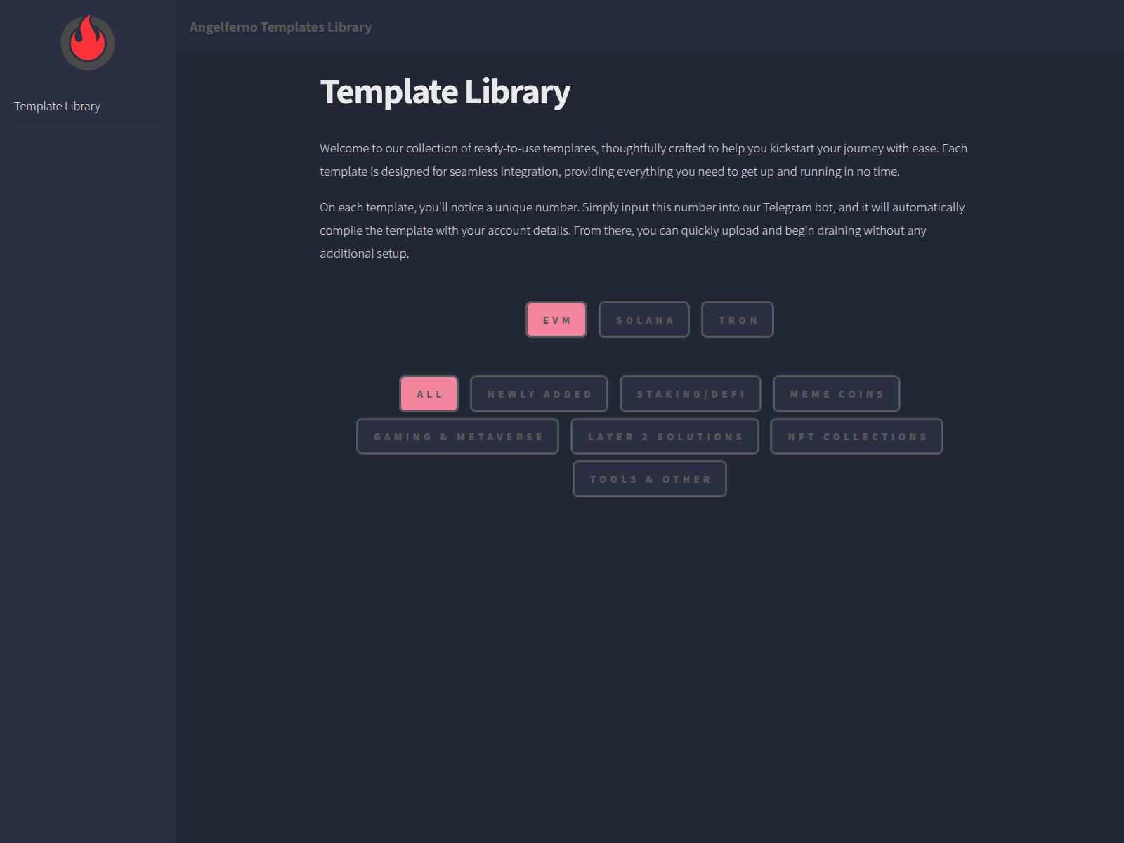 Screenshot of landing-templates.com