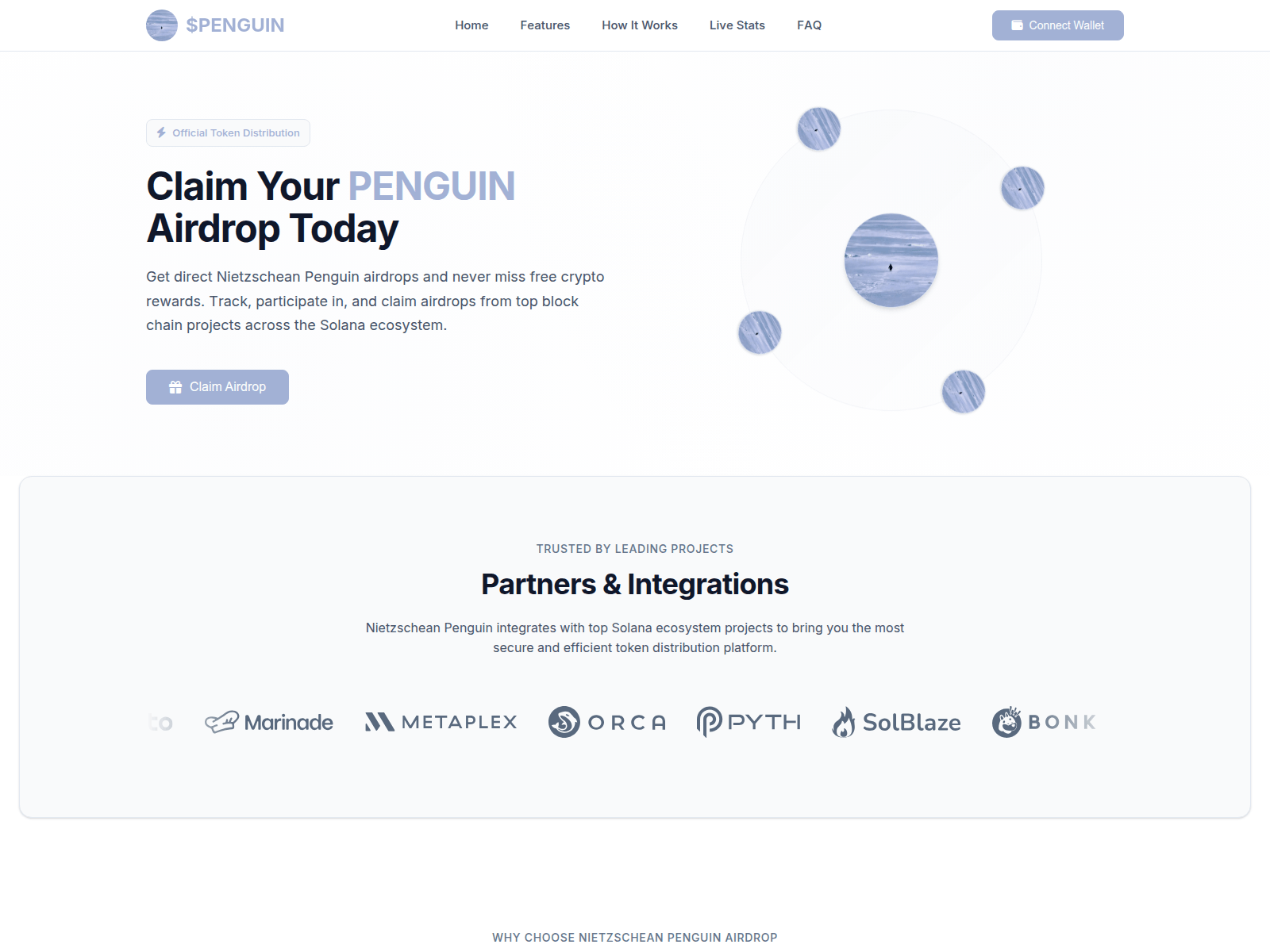 Screenshot of penguin.solgrid.trade