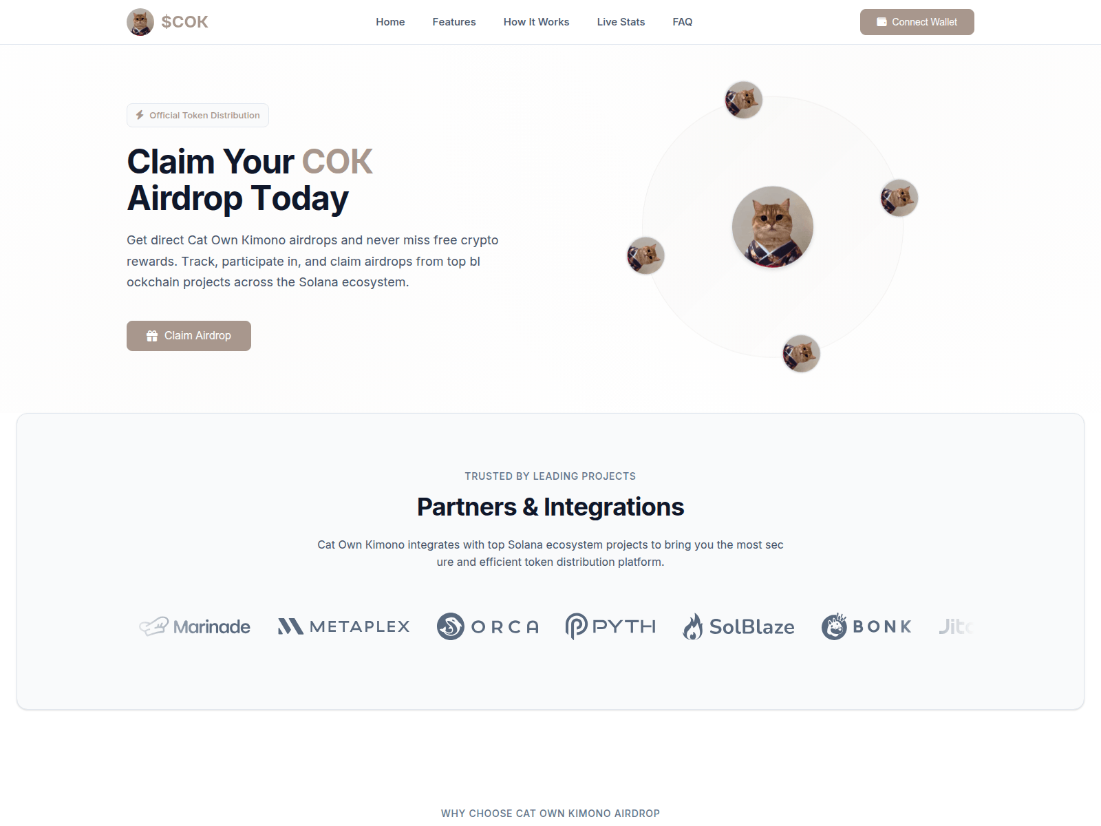 Screenshot of catownkimono.onsolx.io