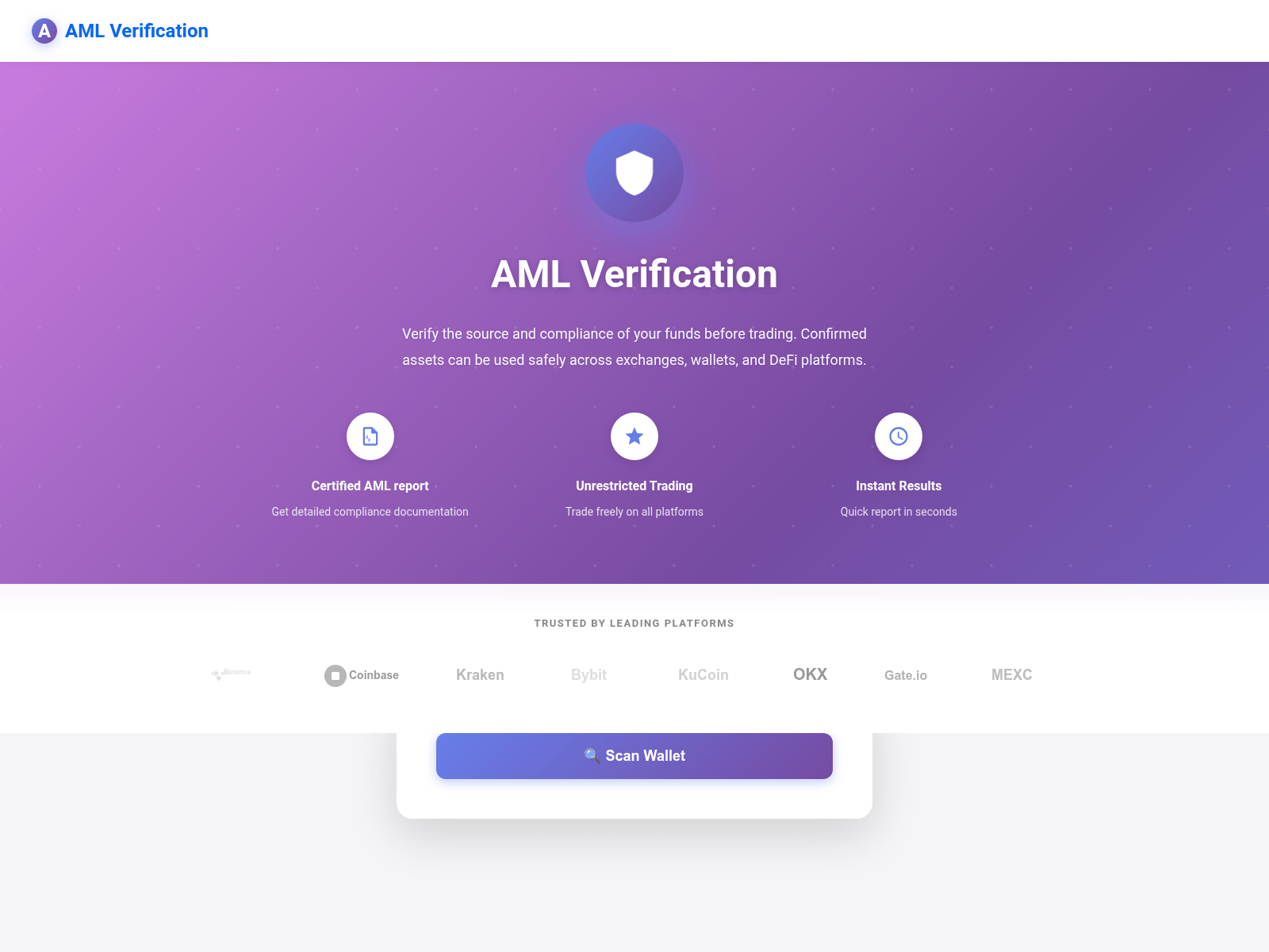 Screenshot of amlservice.net