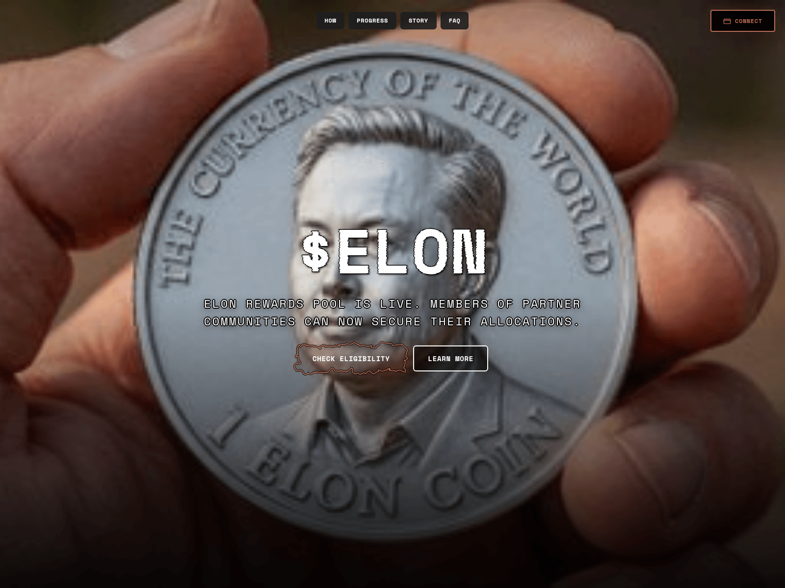 Screenshot of elon-collab.fun