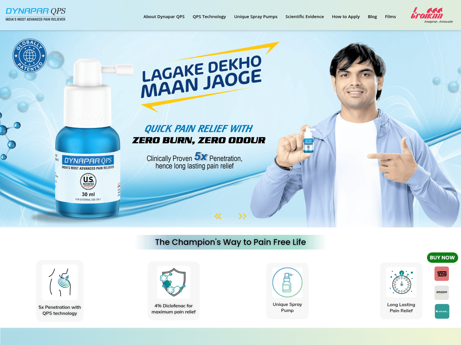 Screenshot of www.dynaparqps.com