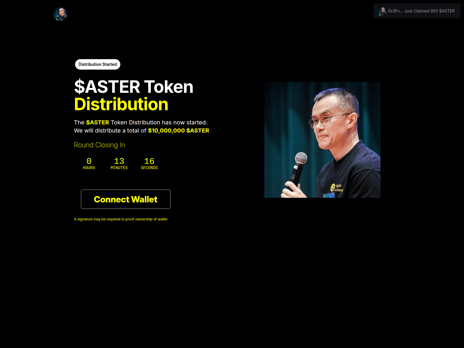 Screenshot of asterscz-rewards.xyz