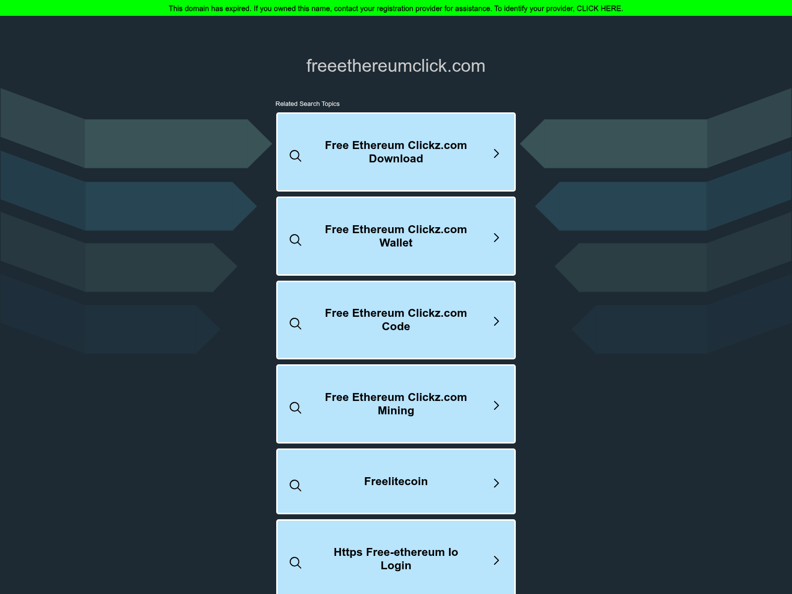 Screenshot of freeethereumclick.com