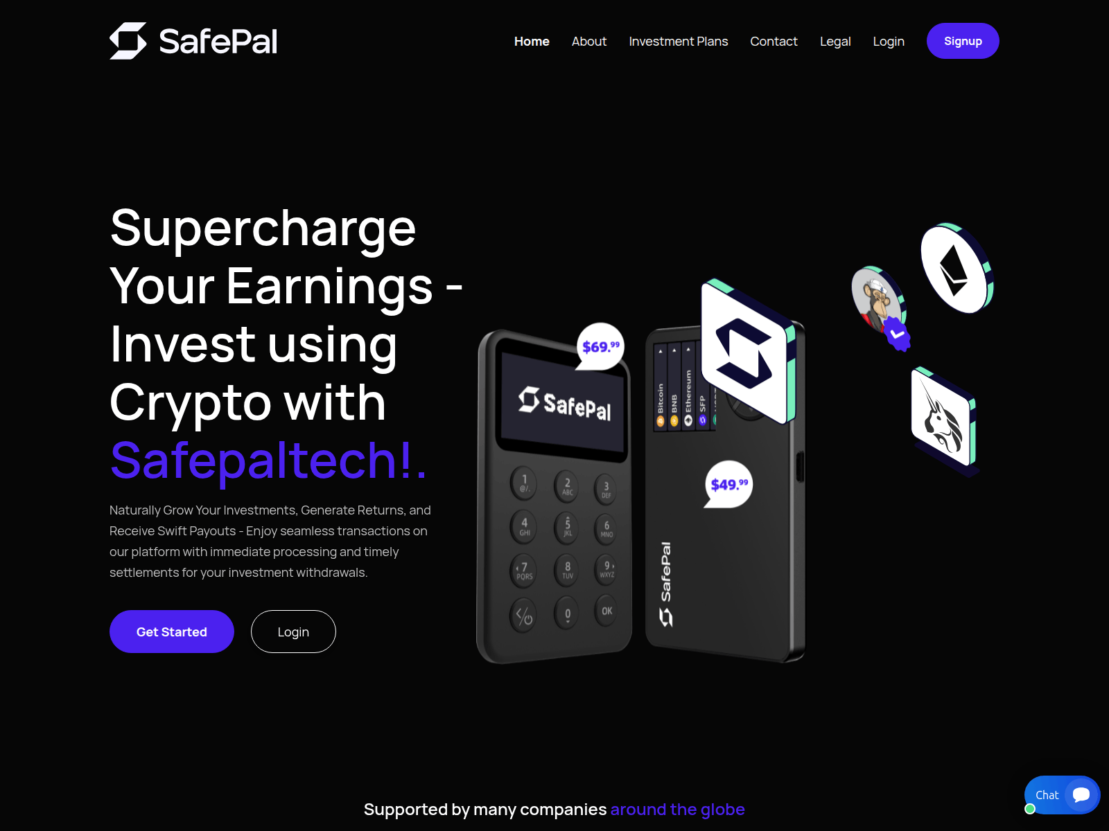 Screenshot of safepaltech.com