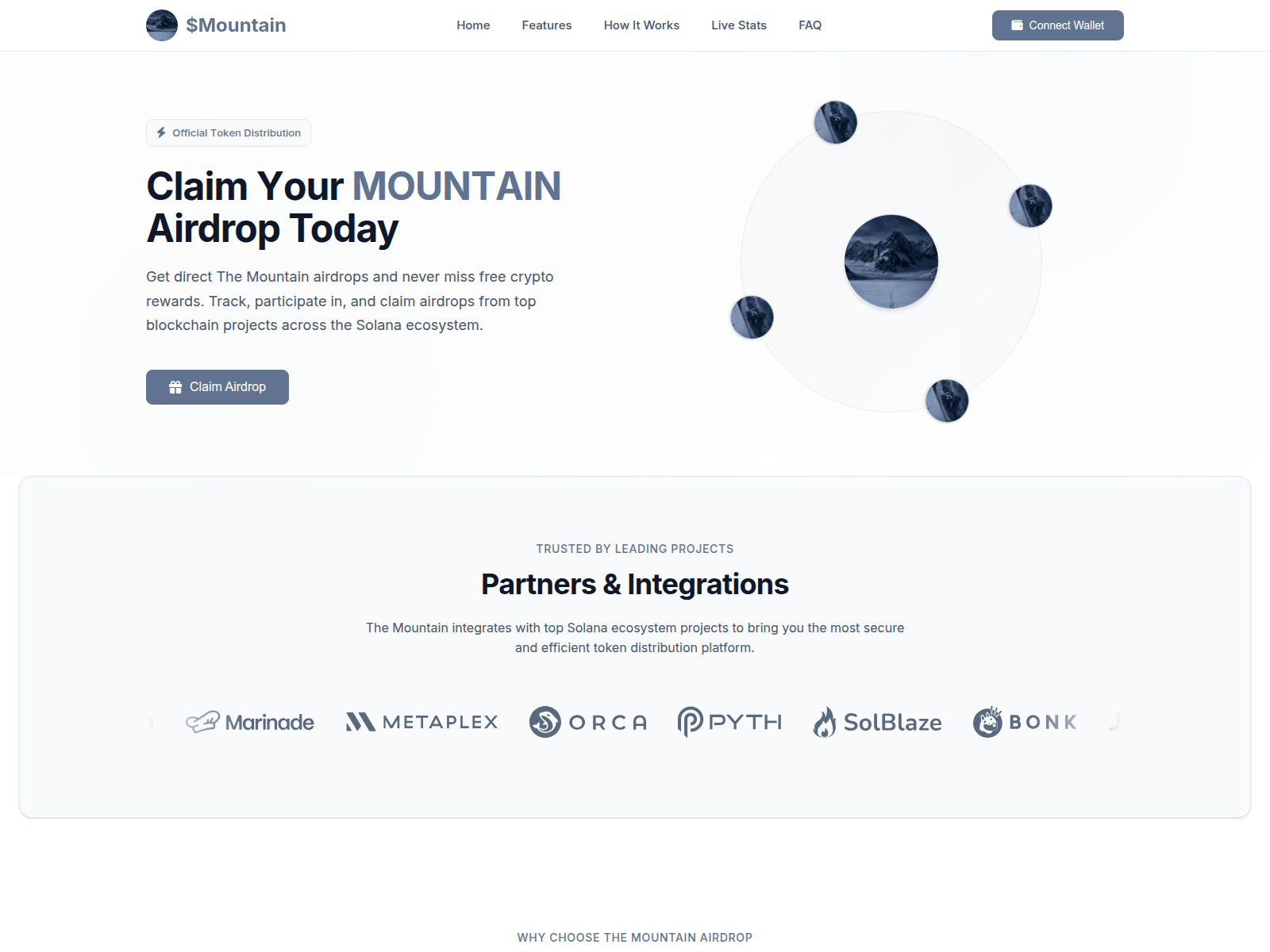 Screenshot of mountain.xsolana.cc