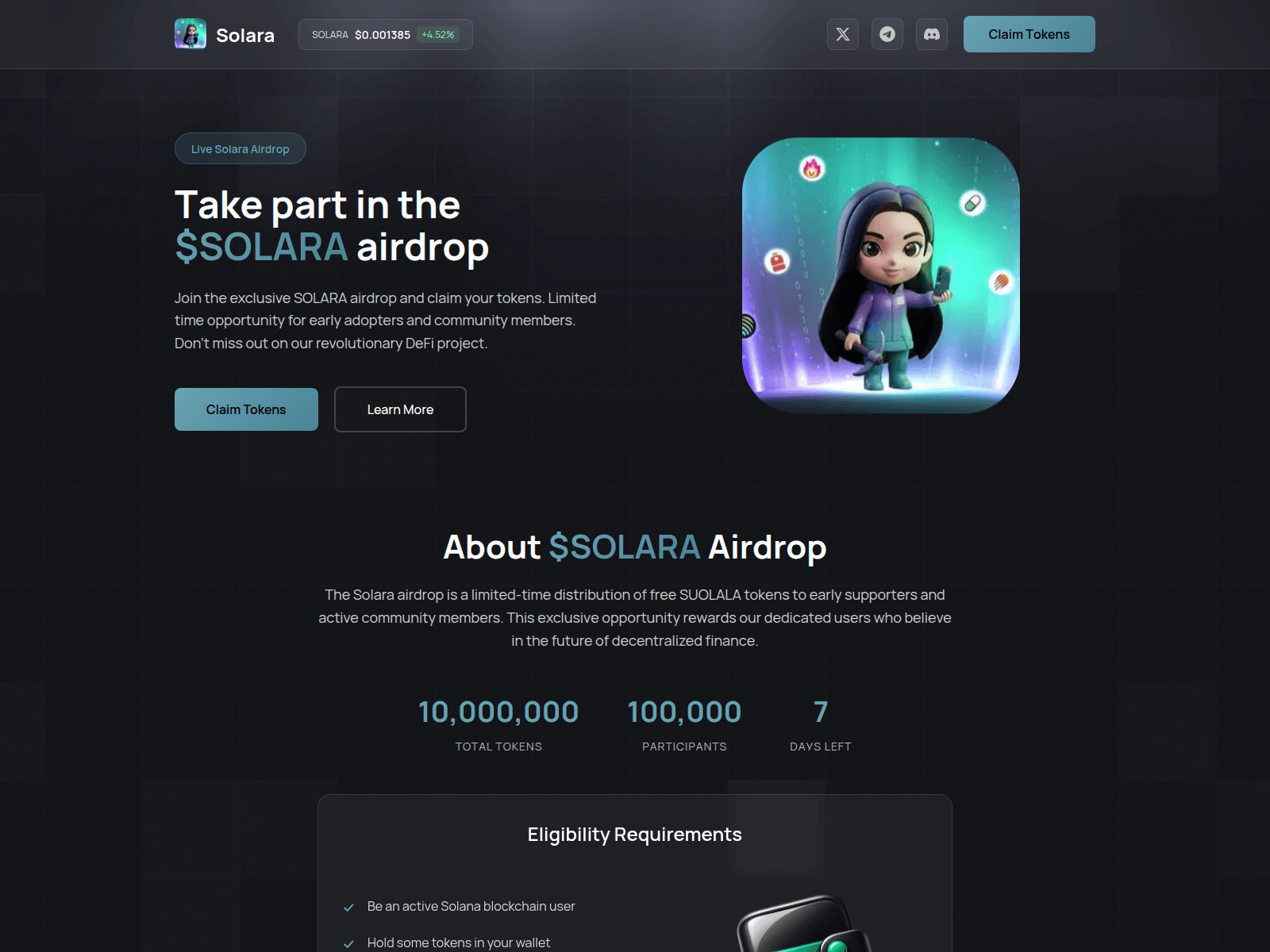 Screenshot of suolala.soldex.one
