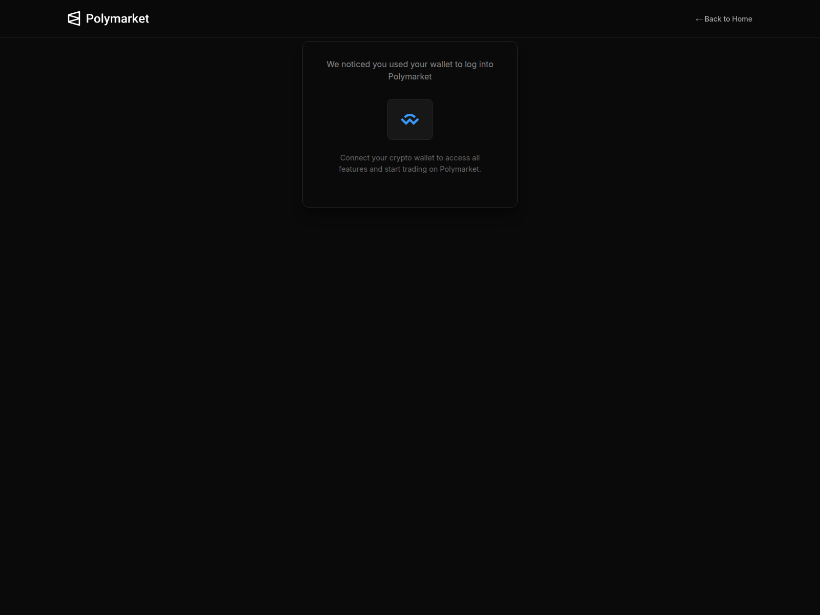 Screenshot of polymarket.initialize.markets