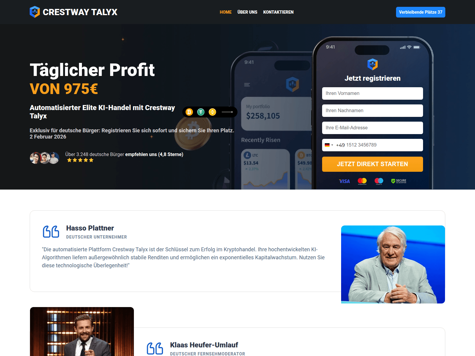 Screenshot of crestway-talyx.net