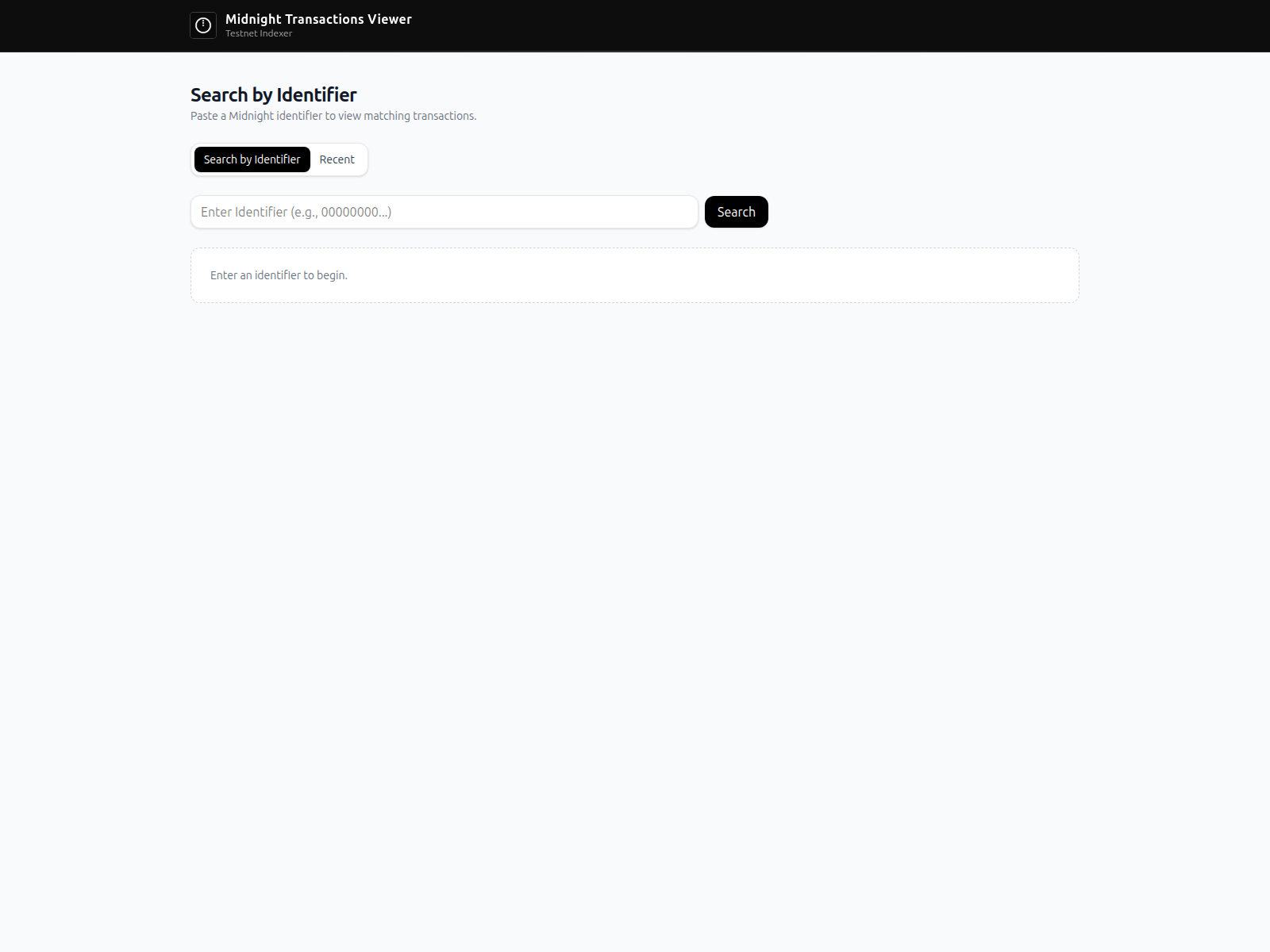 Screenshot of midnighttransaction.us