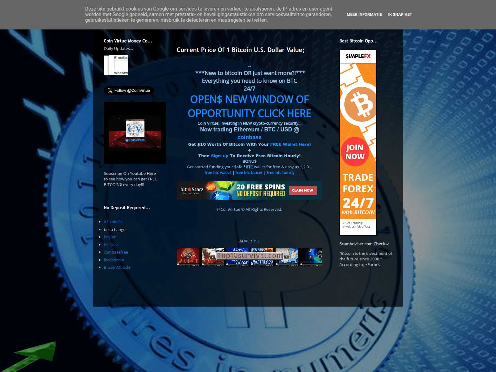 Screenshot of coin-virtue.blogspot.ca