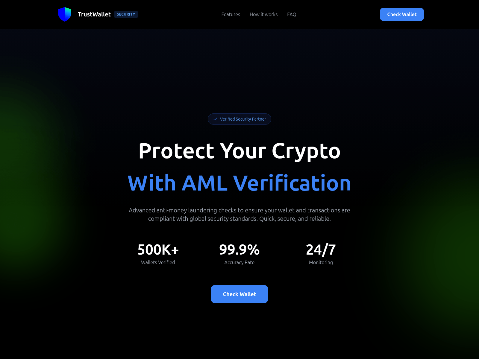 Screenshot of aml-cryptocheck.info