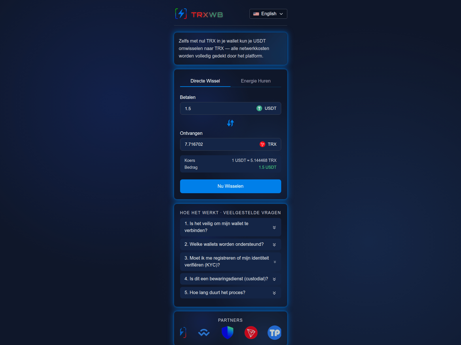 Screenshot of trxwb.org