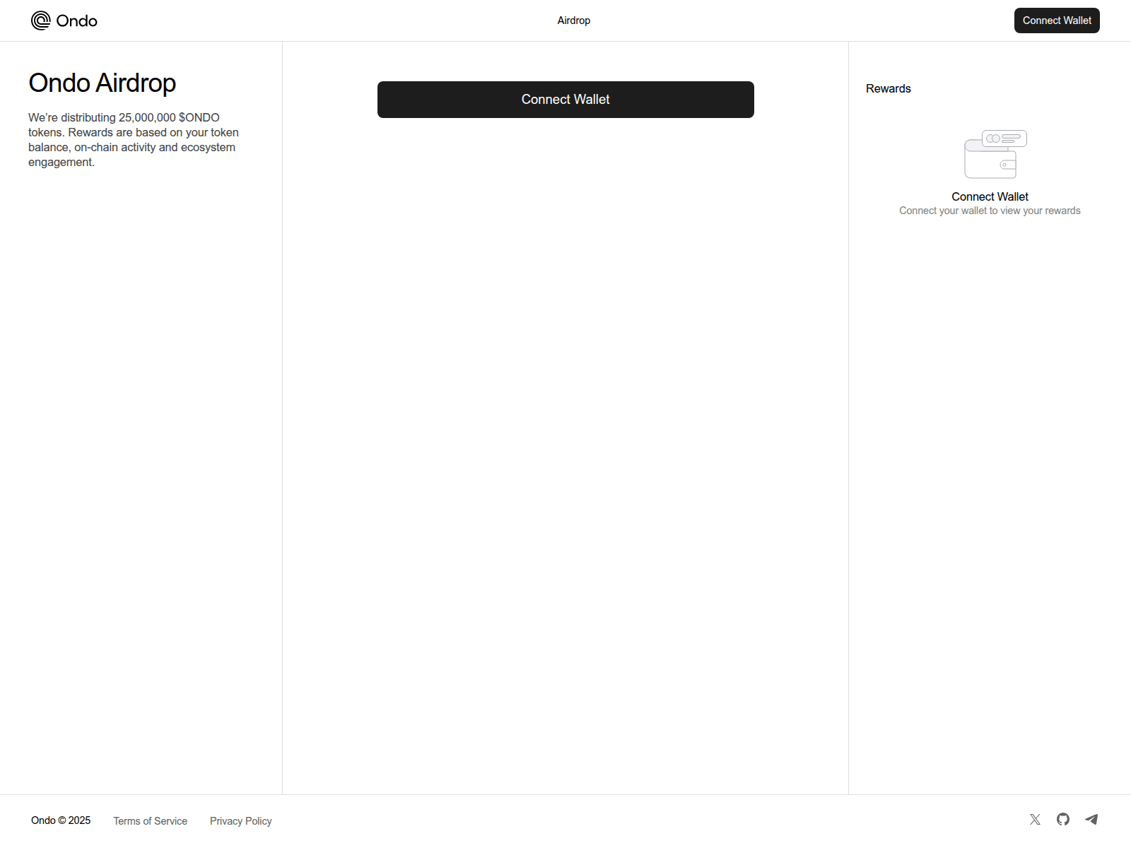 Screenshot of x-ondo.finance
