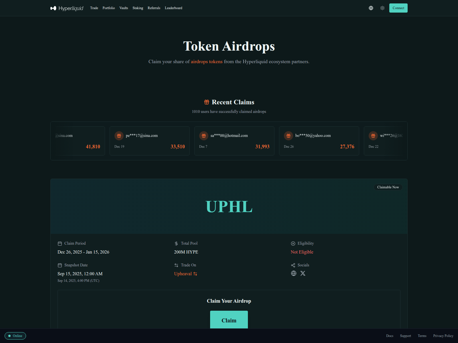 Screenshot of hyperliquid.promo