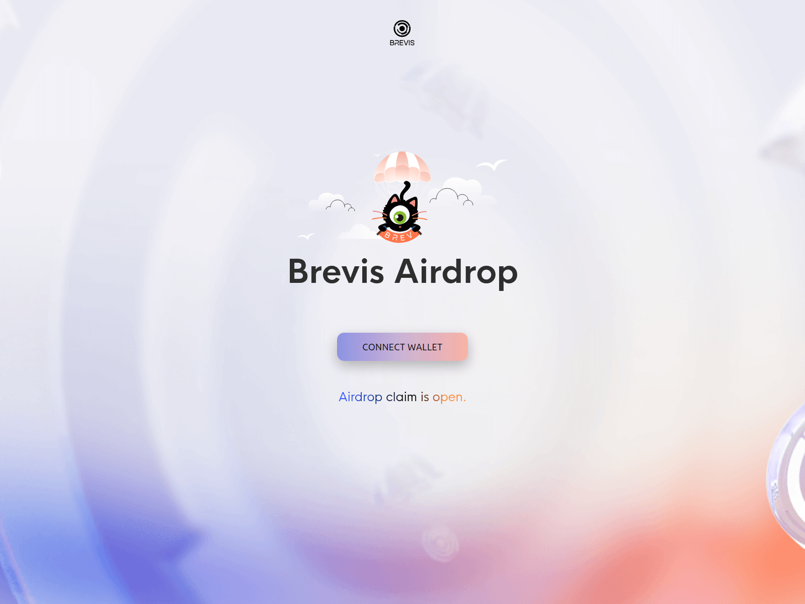 Screenshot of airdrop-brevis.com