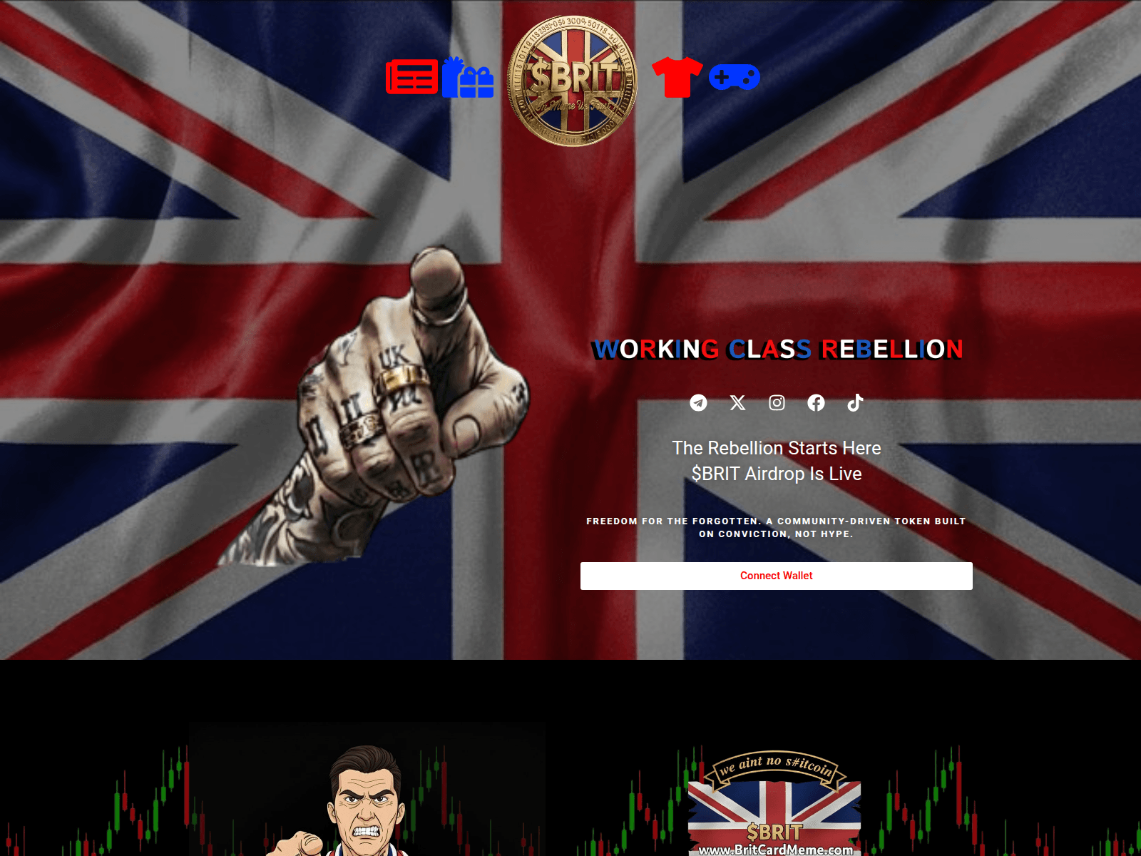 Screenshot of airdrop-britcardmeme.com