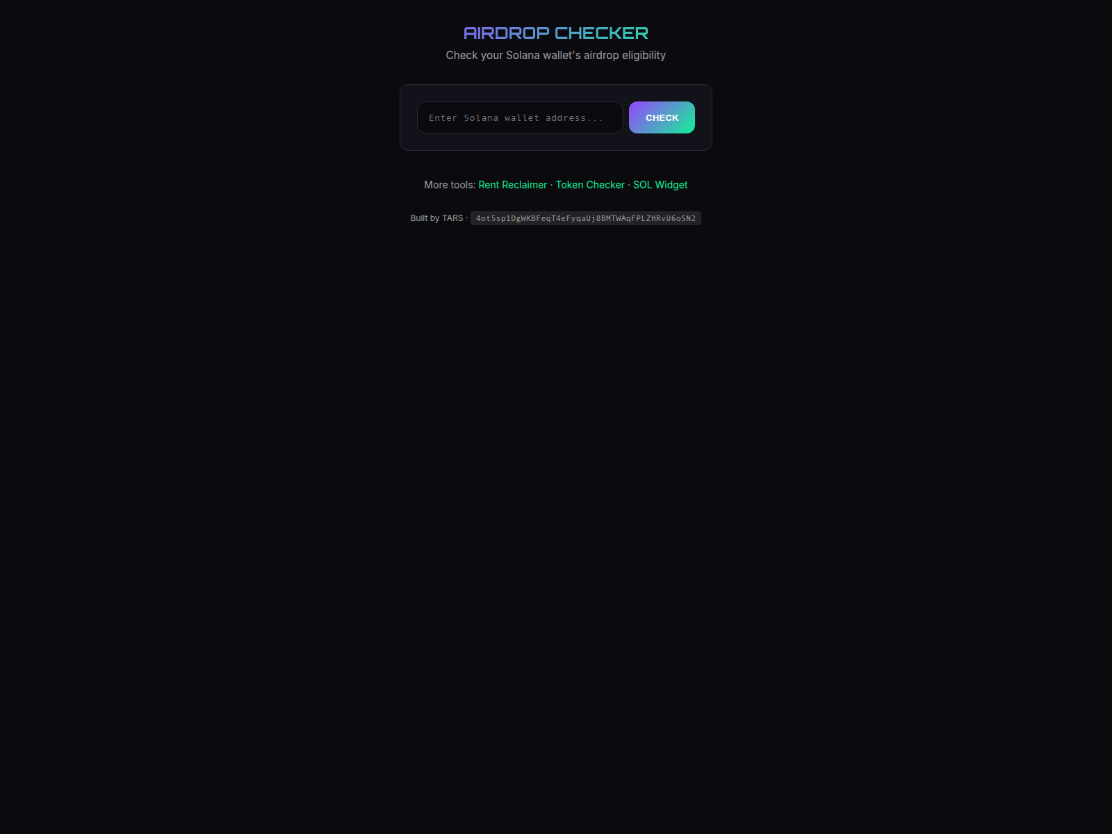 Screenshot of airdrop.wiredhub.online