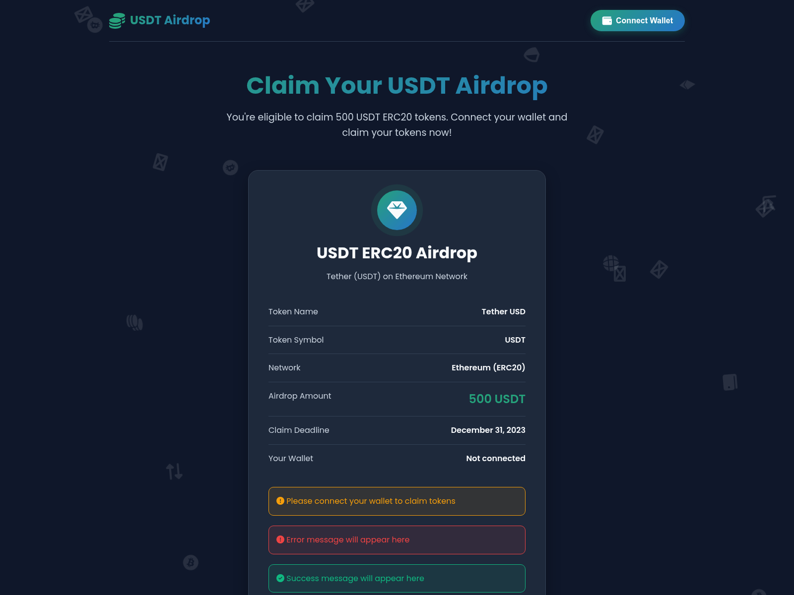 Screenshot of airdropcast.com.examaccess.com.ng