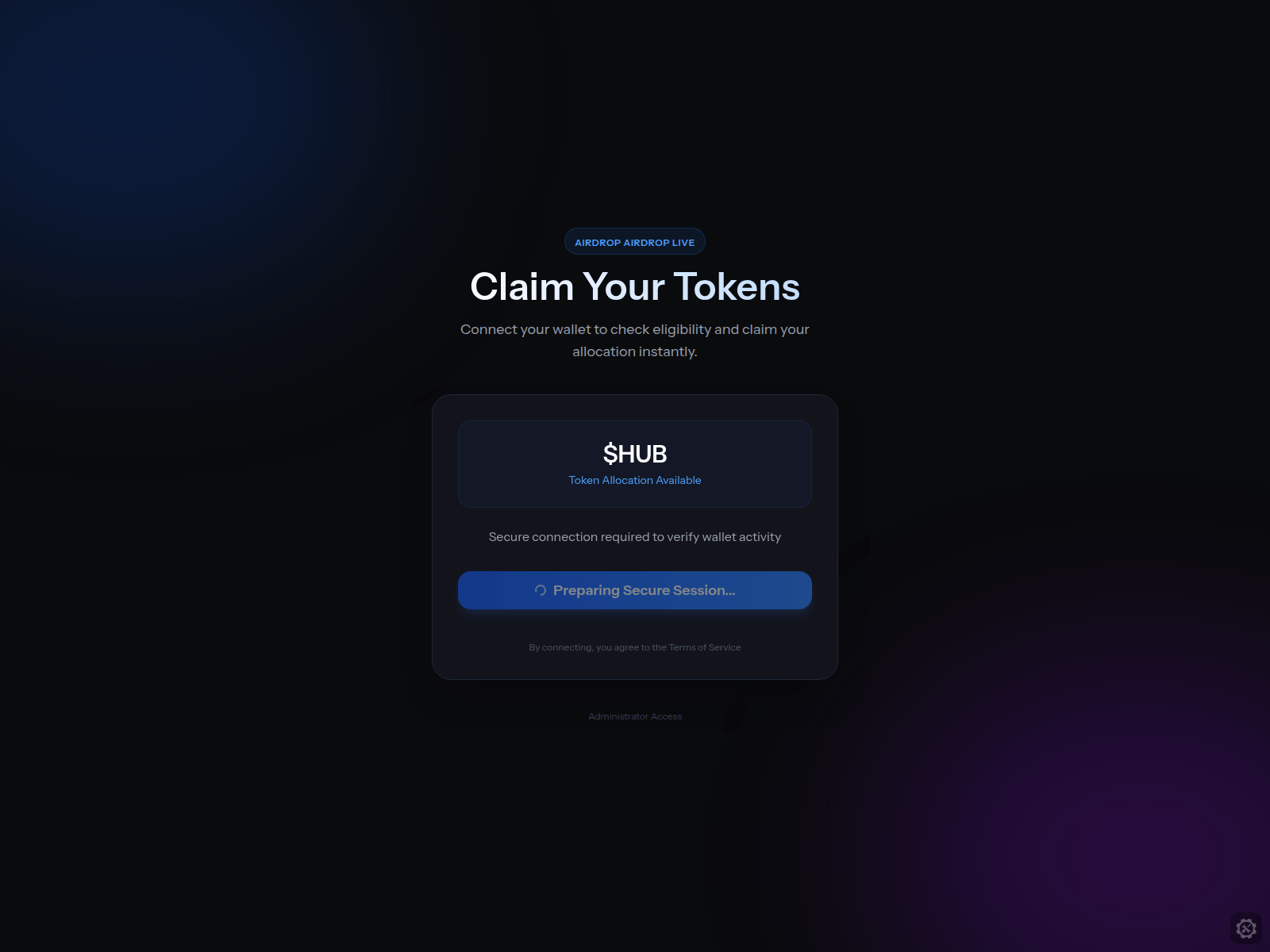 Screenshot of airdrop.premiumrefined.com