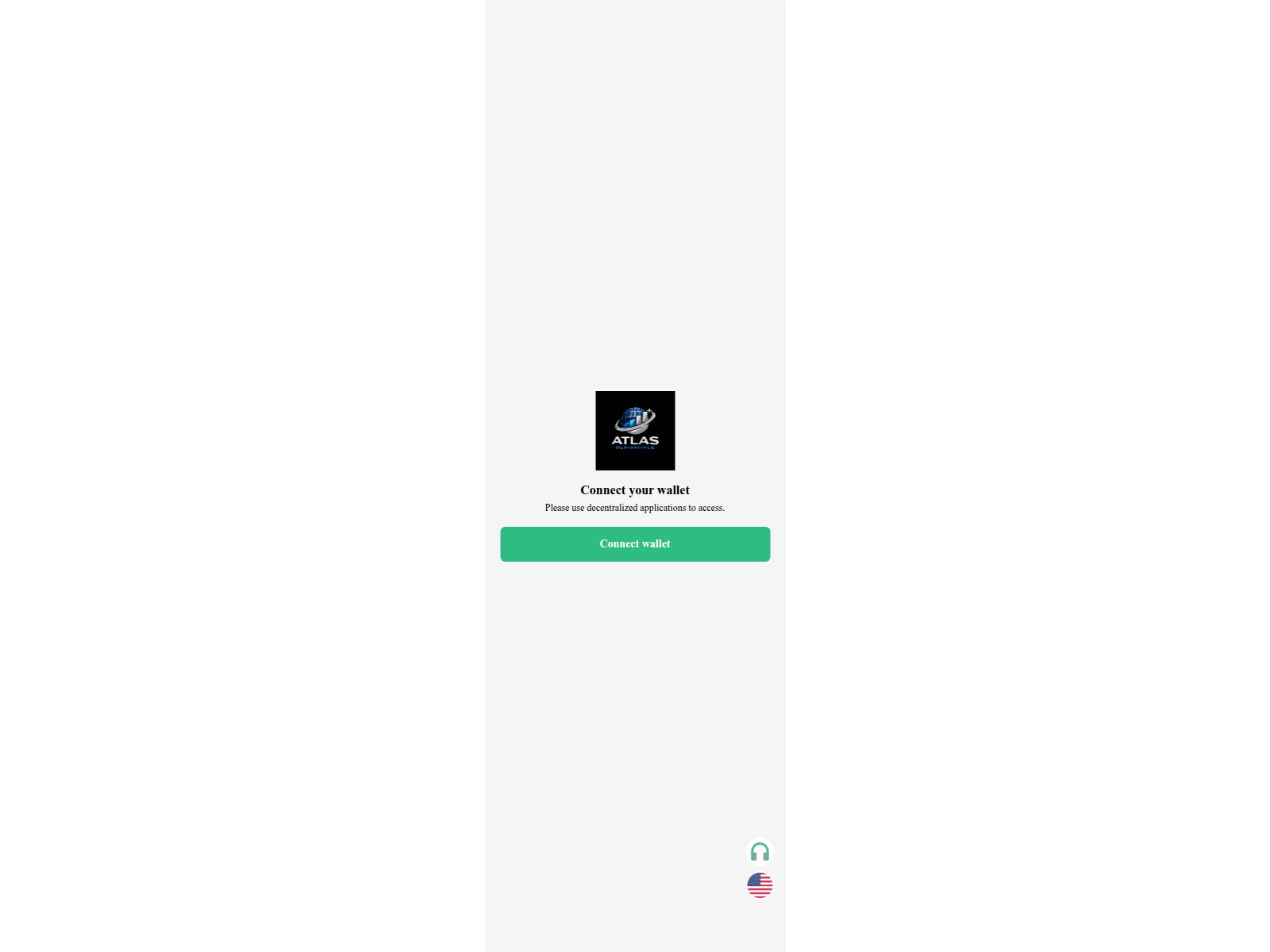 Screenshot of dapp.atlasderivatives.vip