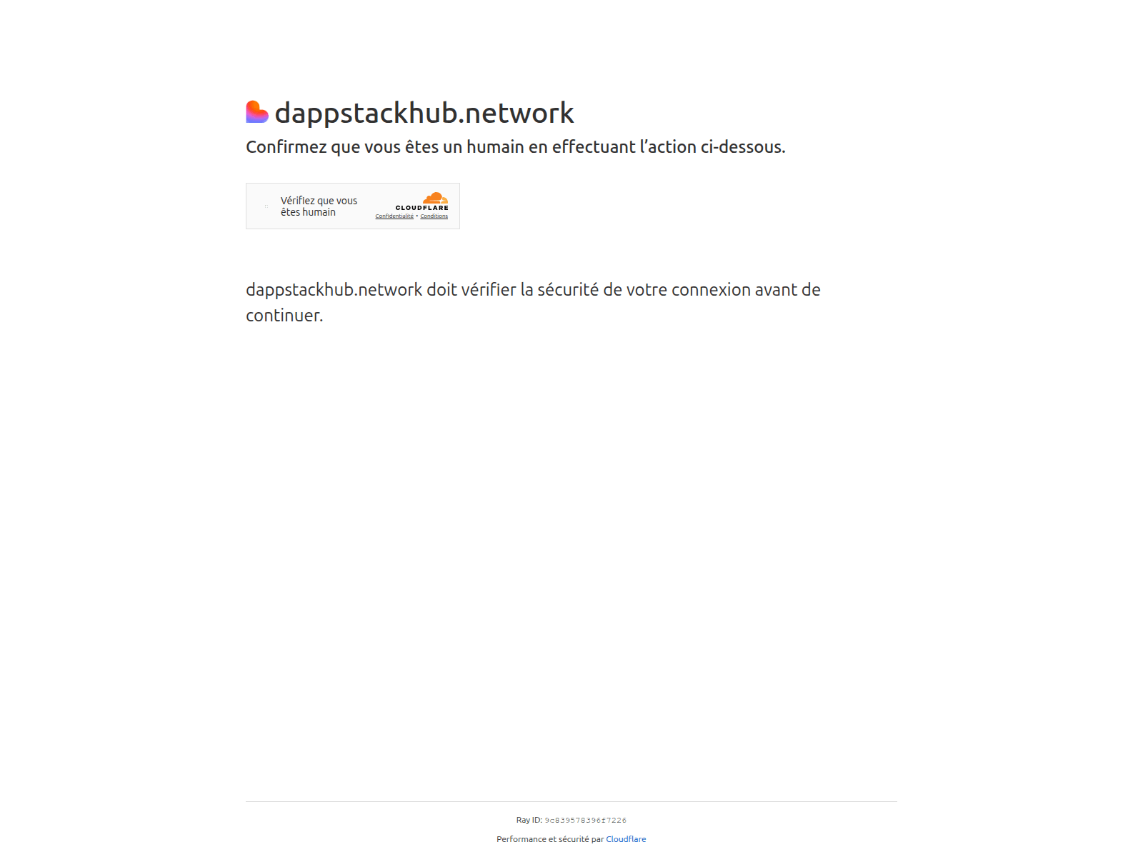 Screenshot of dappstackhub.network