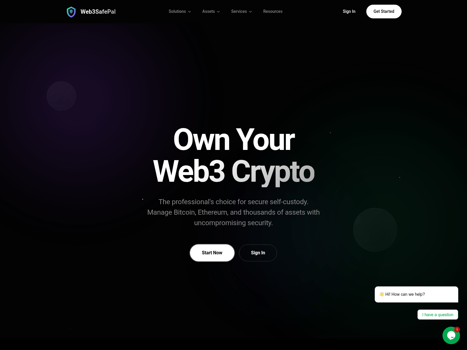 Screenshot of www.web3safepal.com