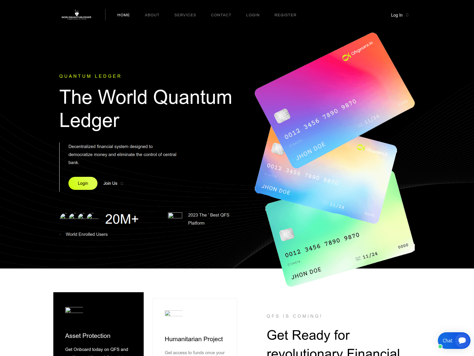 Screenshot of worldquantumledgerxlive.online