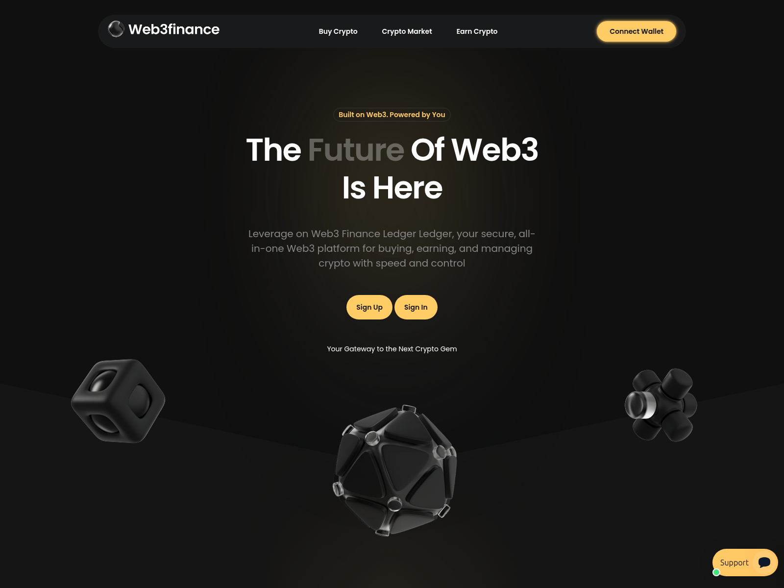 Screenshot of www.web3financeledger.com.worqgrid.com