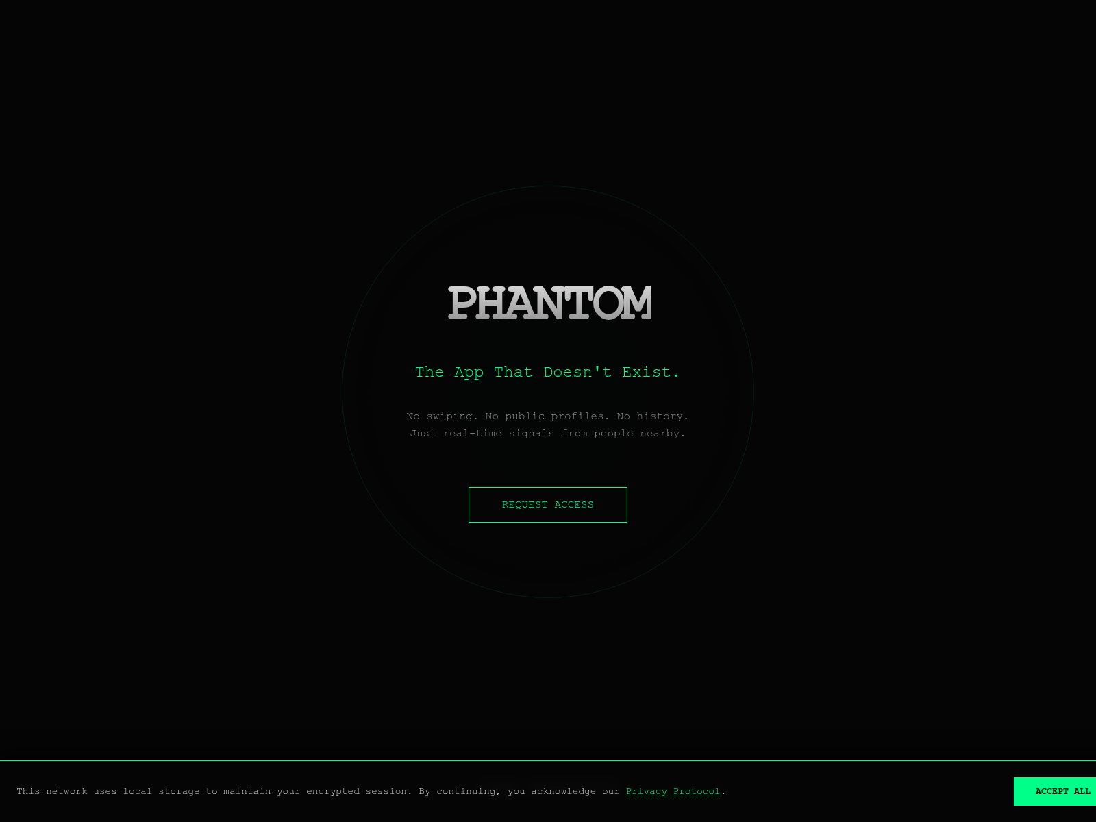 Screenshot of phantom-app.co.uk