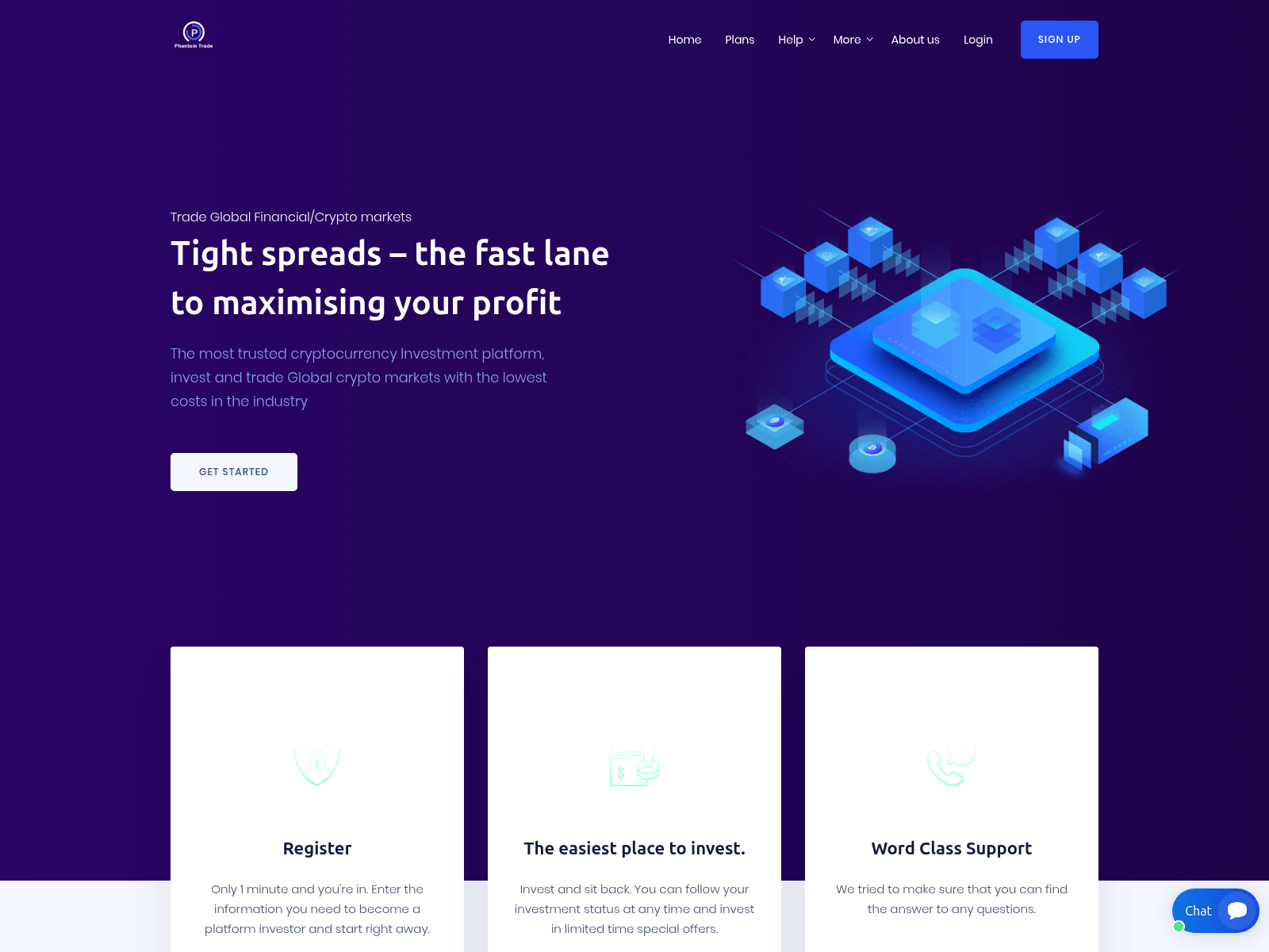 Screenshot of phantomtrade.live