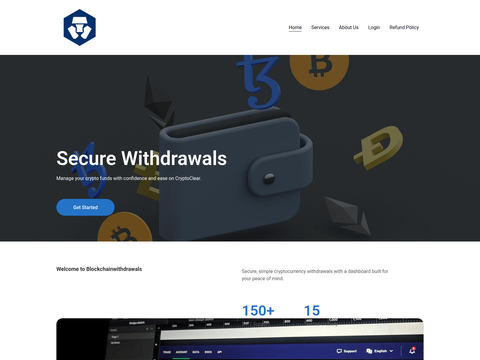 Screenshot of blockchainmanagement.pro