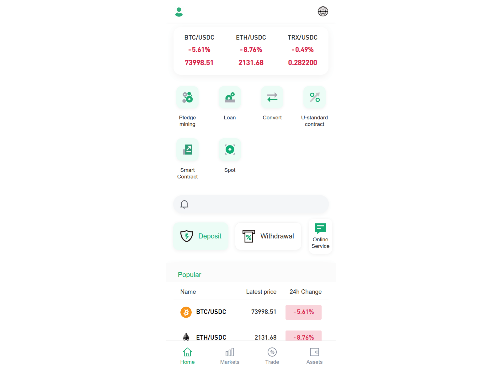 Screenshot of imtokendex.net