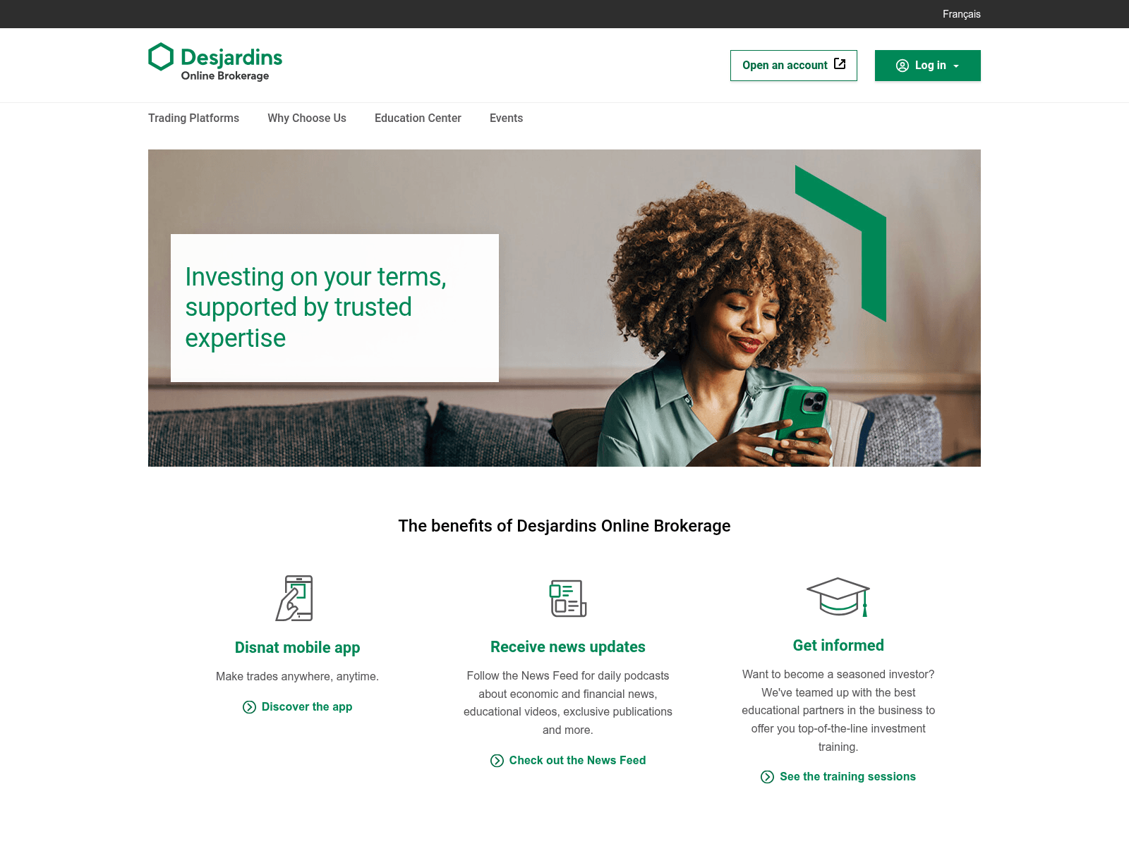 Screenshot of discanet.com