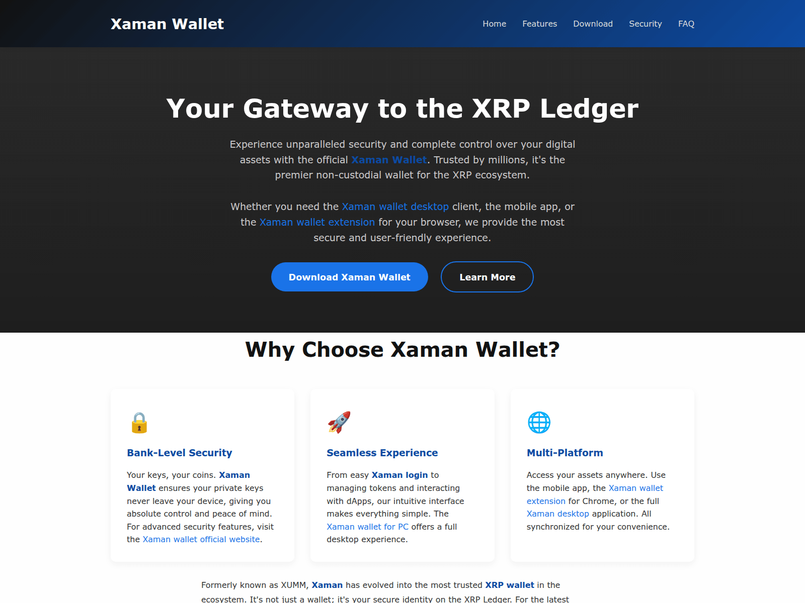Screenshot of xaman-xumm.live