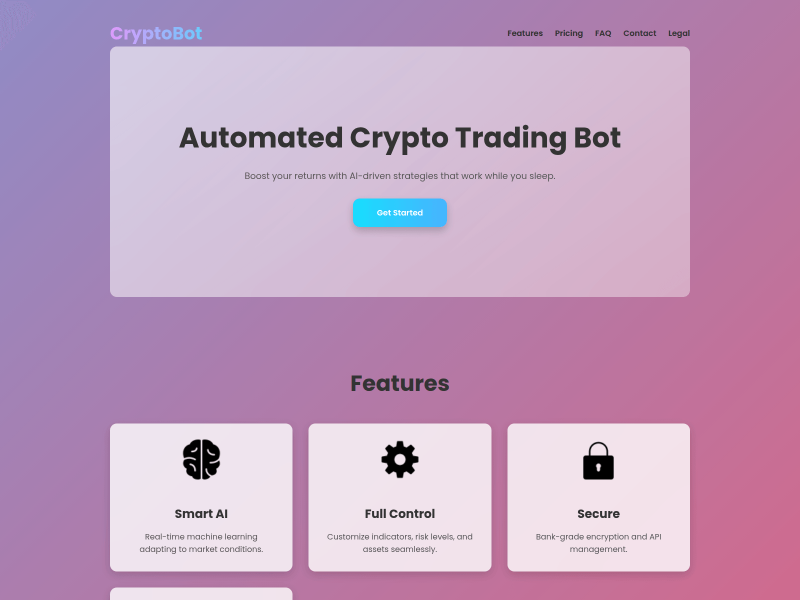 Screenshot of easybit.biz