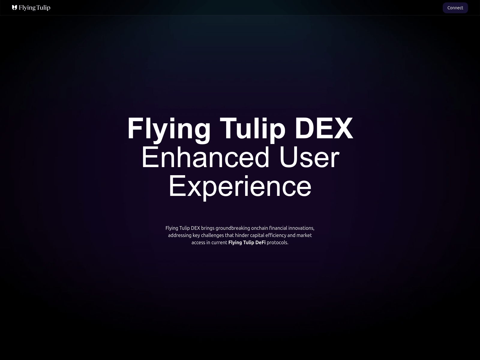 Screenshot of flyingtulip.exchange