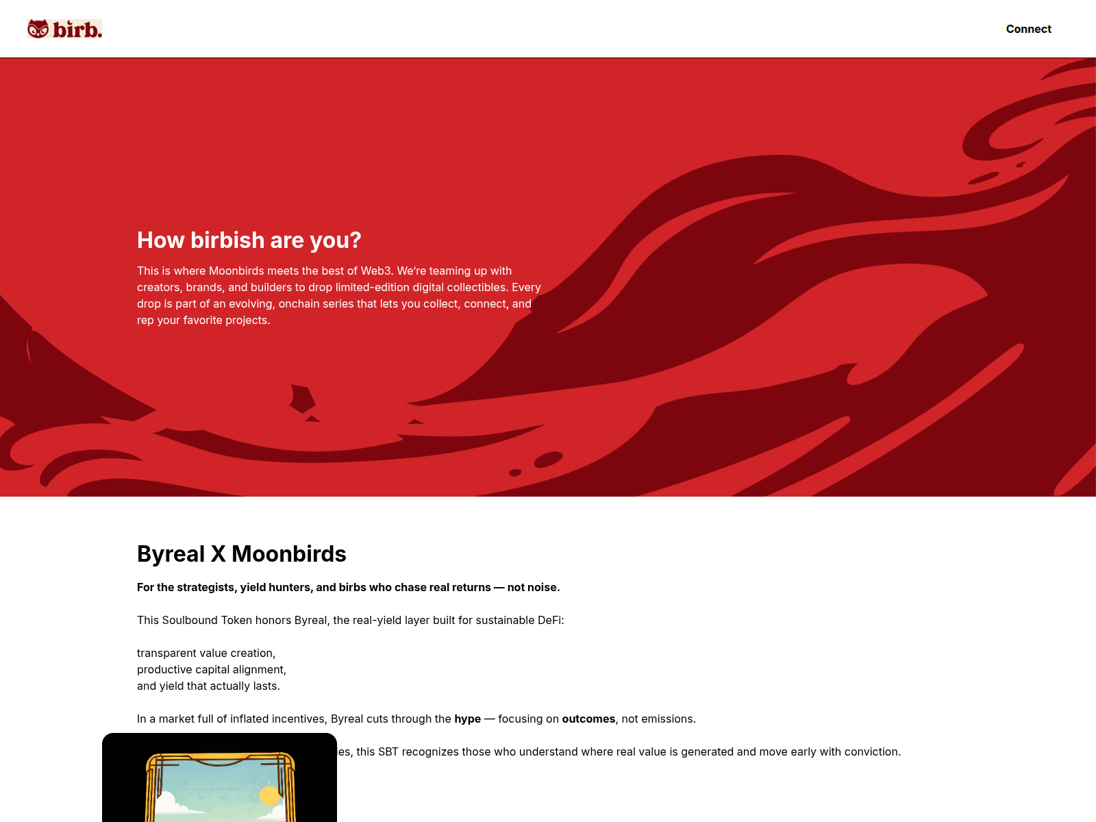 Screenshot of airdrop.m00nbirbs.com