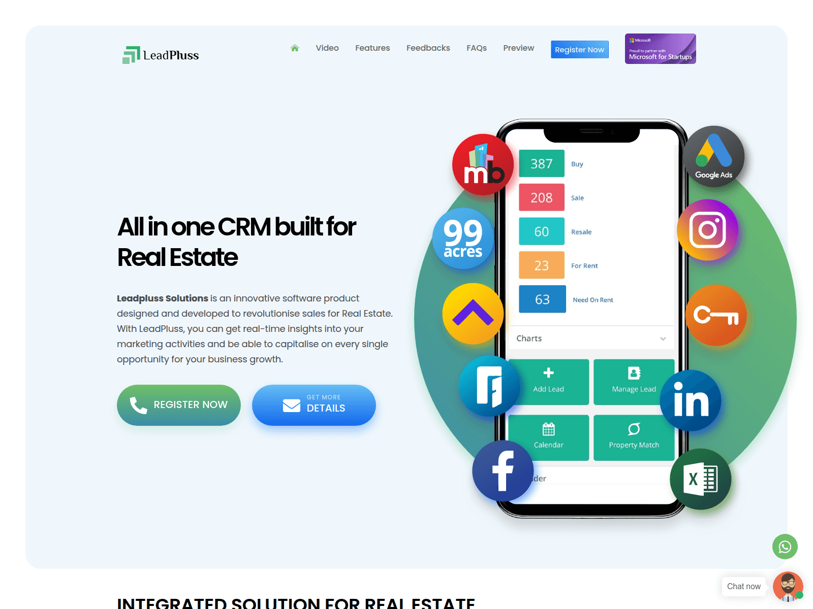 Screenshot of leadpluss.com