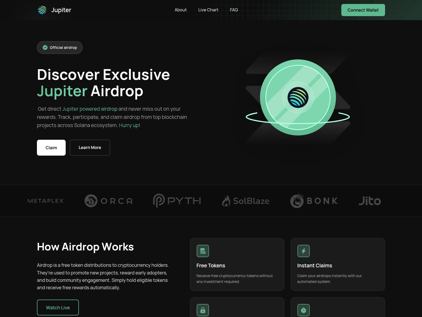 Screenshot of app.jupgate.pro